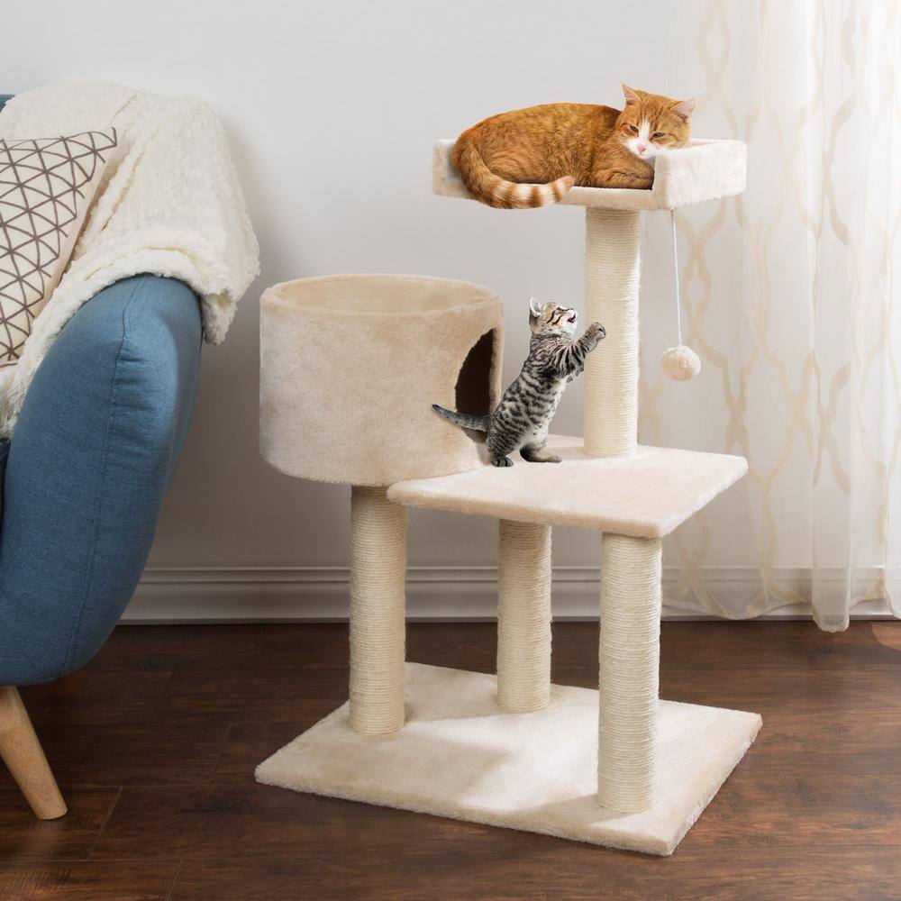 Petmaker 31 in. 3-Tier Cat Tree and Condo