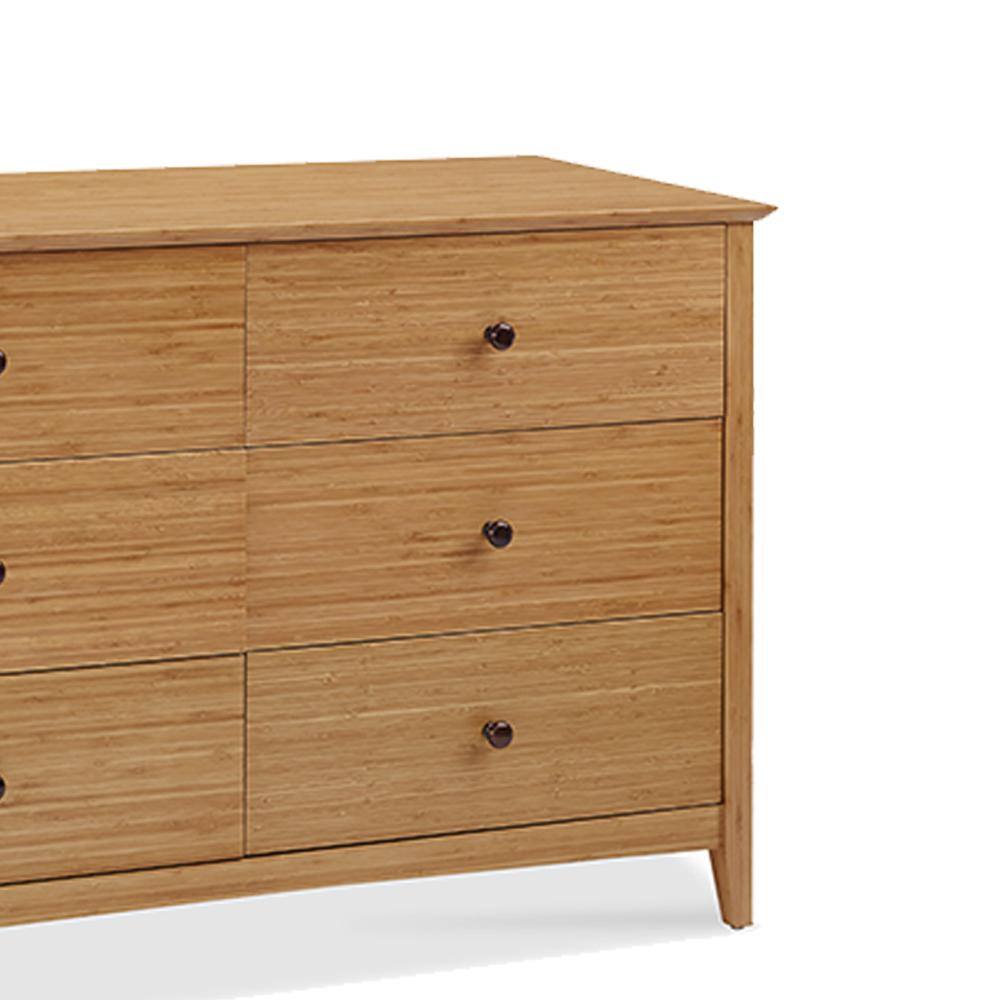 Greenington Willow 6-Drawer Caramelized Dresser 32 in. x 52 in. x 20 in.