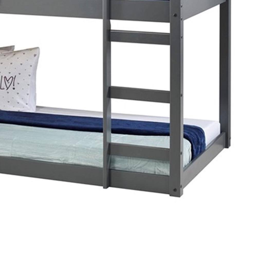 Acme Furniture Gaston Gray Twin Bunk Bed