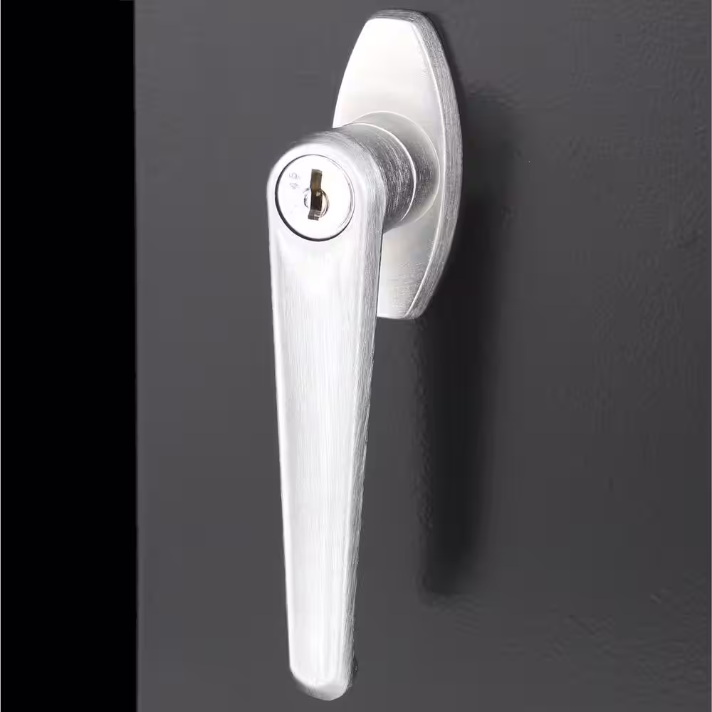 Sandusky Supply ( 30 in. W x 66 in. H x 18 in. D ) Freestanding Cabinet with 3 Fixed Shelves in Black