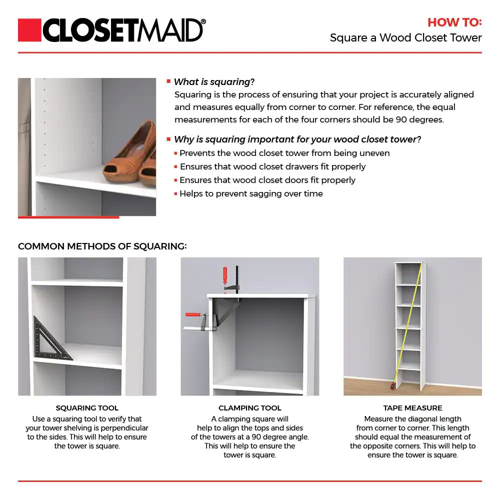 ClosetMaid Style+ 25 in. W White Stackable Base Unit