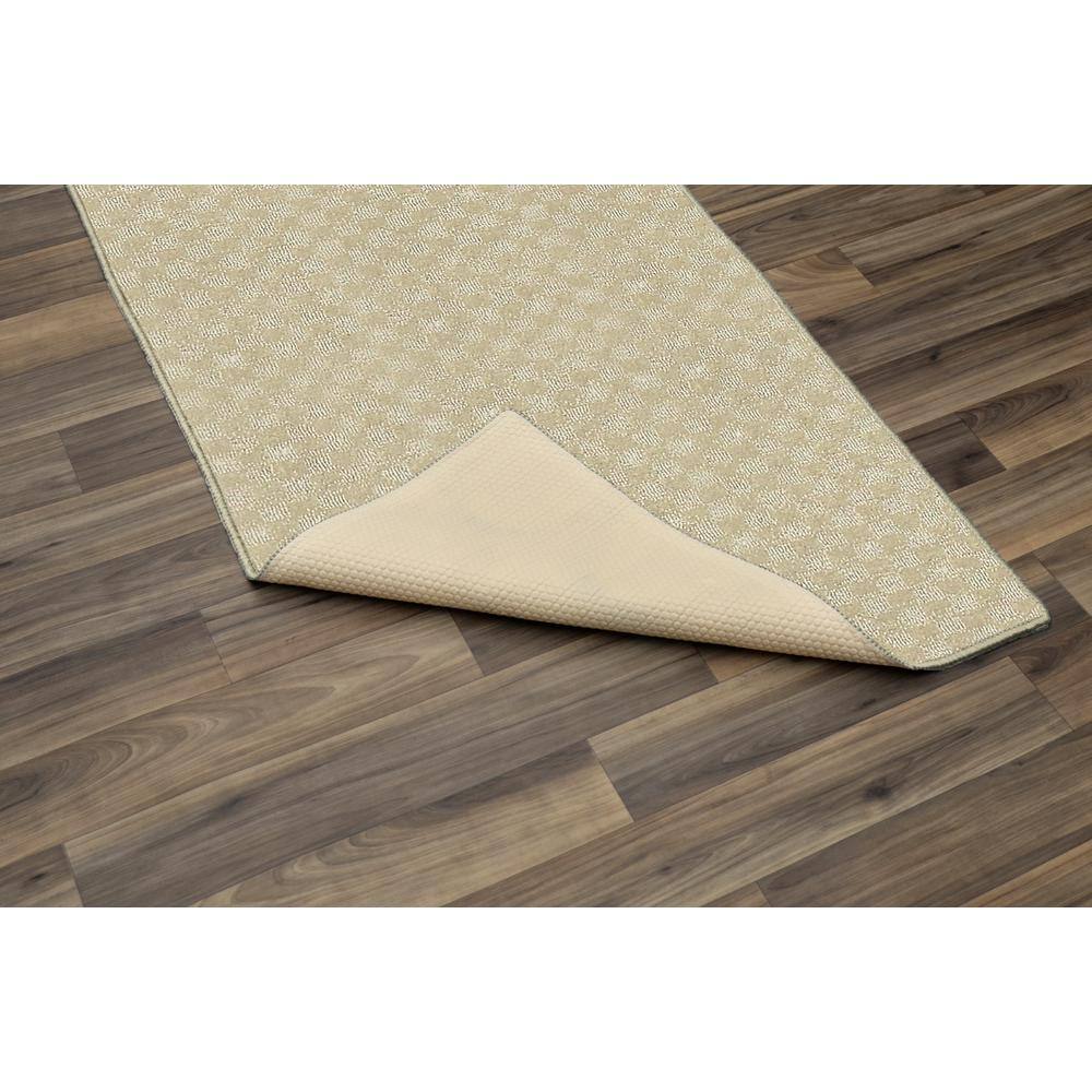 Garland Rug Medallion Tan 3 ft. x 8 ft. Runner Rug