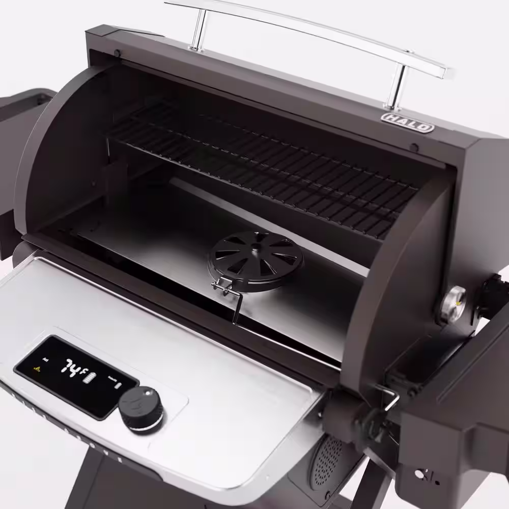HALO Prime 550 Pellet Grill and Smoker in Black
