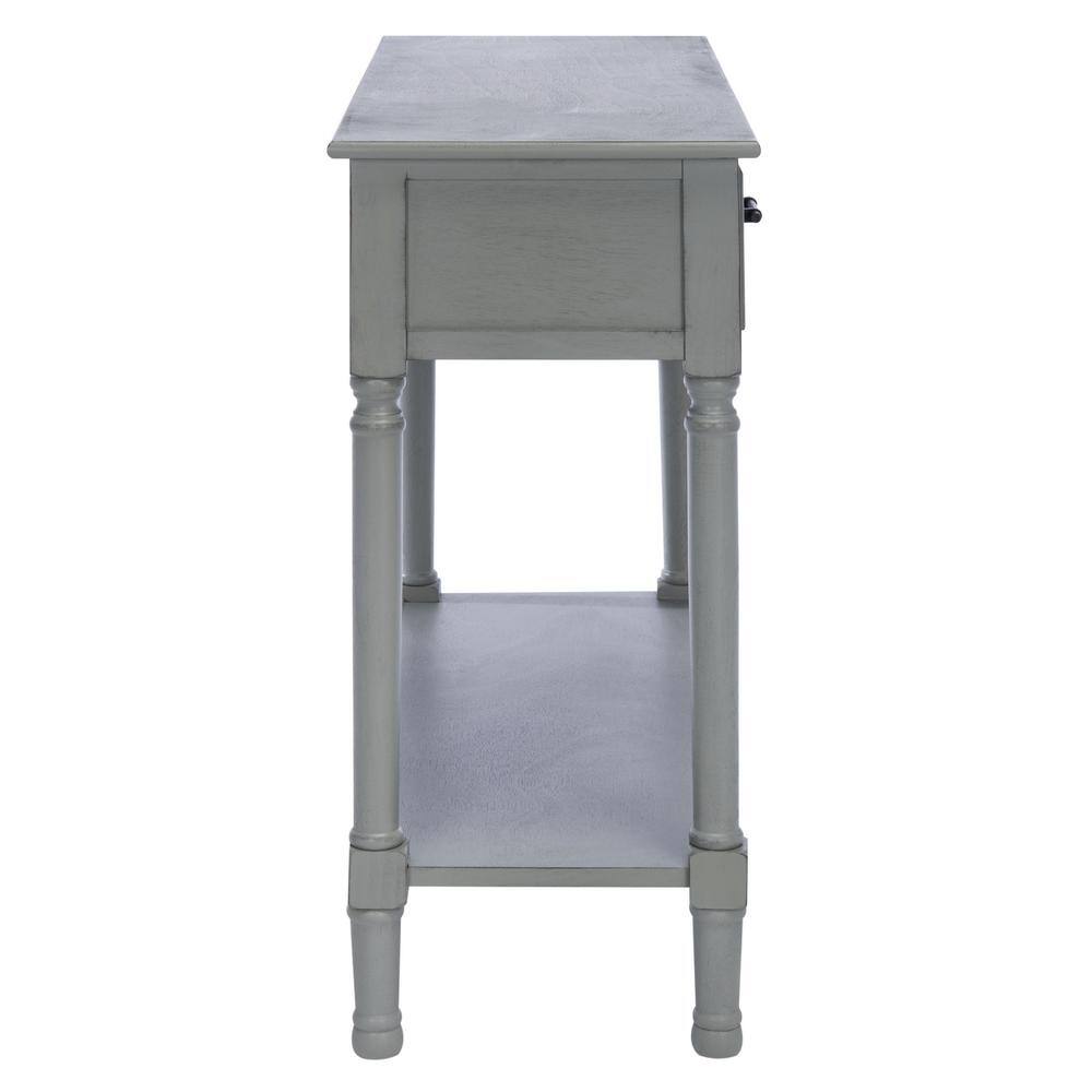 SAFAVIEH Ryder 35.5 in. Rustic Gray 2-Drawer Console Table