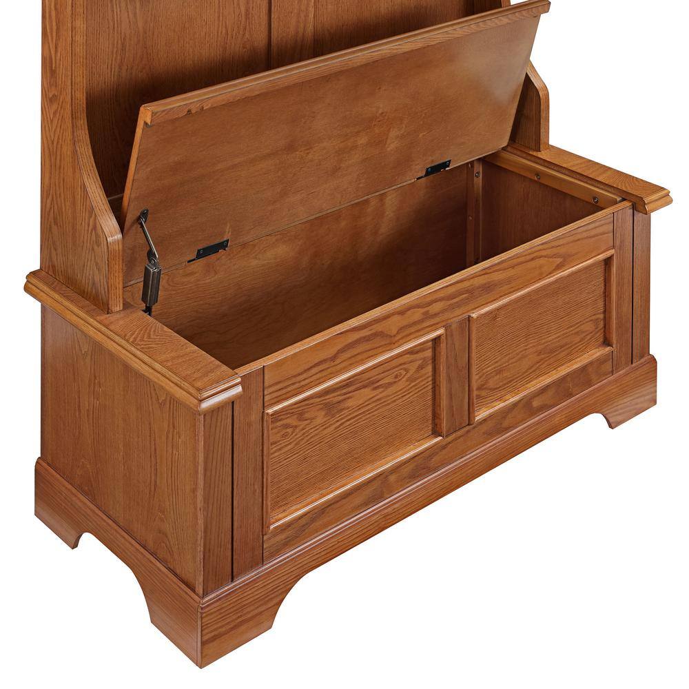 CROSLEY FURNITURE Campbell Oak Hall Tree