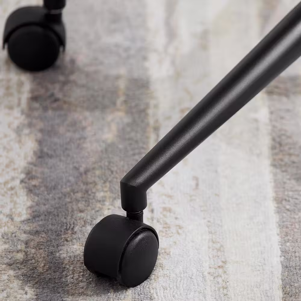 StyleWell Declan Swivel Office Chair in Distressed Camel Brown