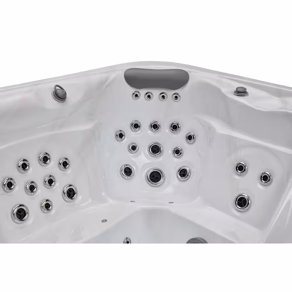 Luxury Spas Danika 5-Person 84 Jet Lounger Hot Tub with Bluetooth