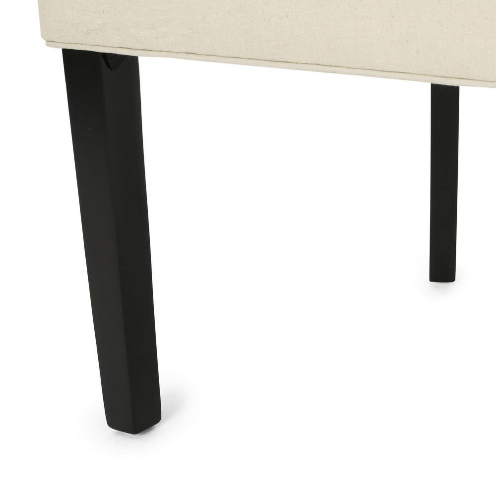 Noble House Hayden Beige Upholstered Dining Chairs (Set of 4)