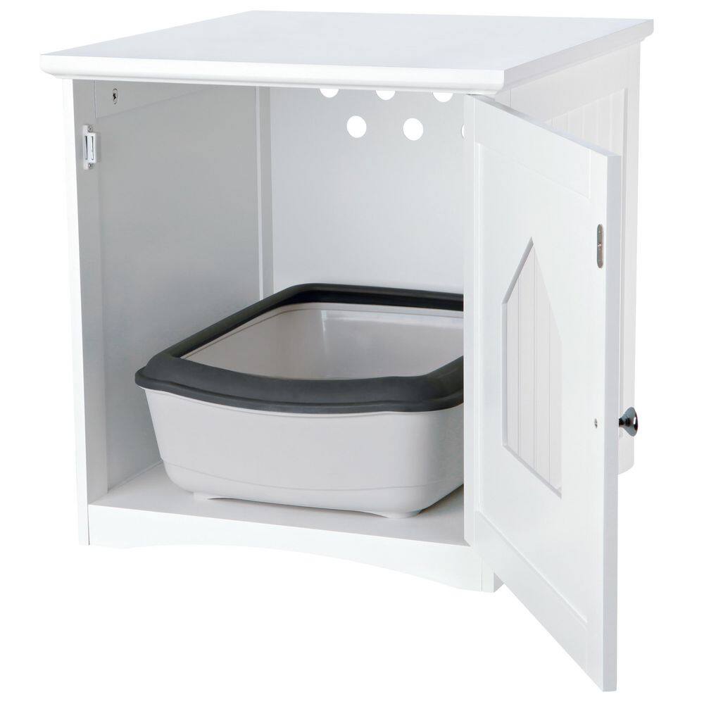 TRIXIE 19.25 in. x 20 in. x 20 in. Wooden Pet House and Litter Box