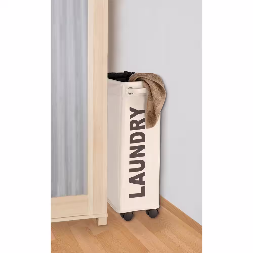 Wenko Corno Beige Laundry Bin