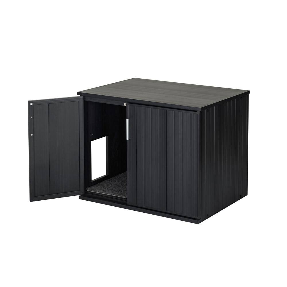 New Age Pet ECOFLEX Promax LitterLoo Litter Box Cover Table - Espresso