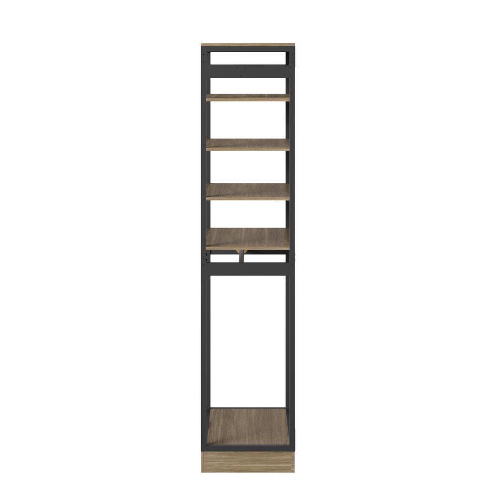 None Bryant closet in 24 in. W with top shelves Wood Closet System