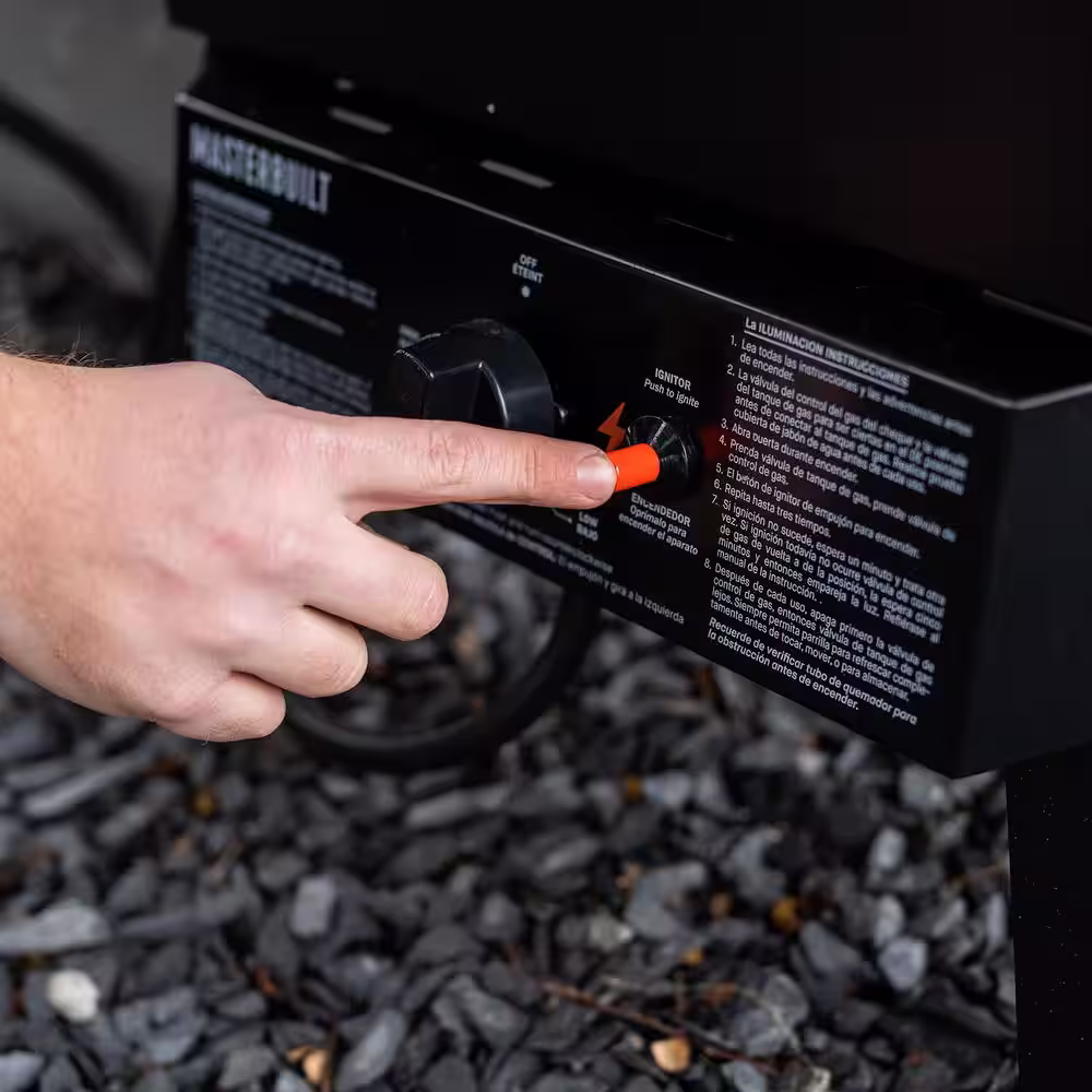 Masterbuilt 30 in. Dual Fuel Propane Gas and Charcoal Smoker in Black