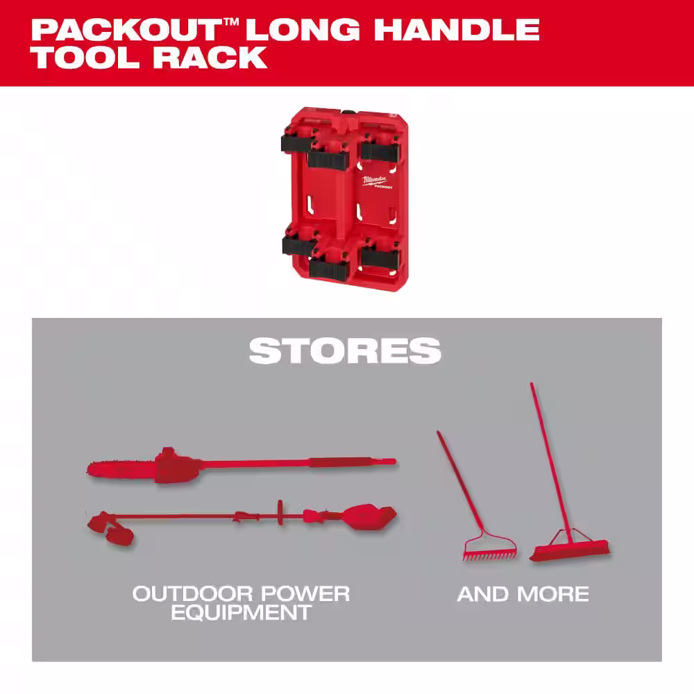 Milwaukee Packout Long Handle Tool Rack (2-Pack)