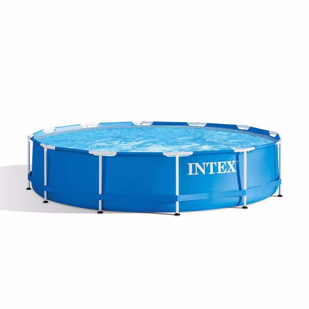 Intex 12 ft. x 30 in. Above Ground Swimming Pool & Pool Maintenance Kit