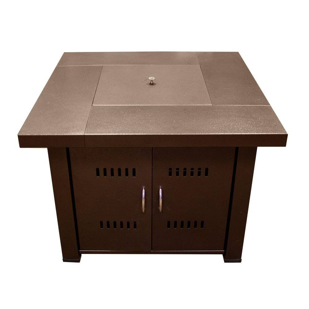 AZ Patio Heaters 38 in. Steel Firepit in Bronze
