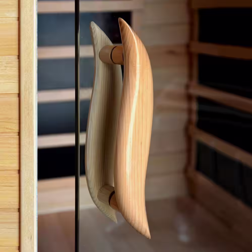 Radiant Sauna 2-Person Hemlock Infrared Sauna with 6 Carbon Heaters