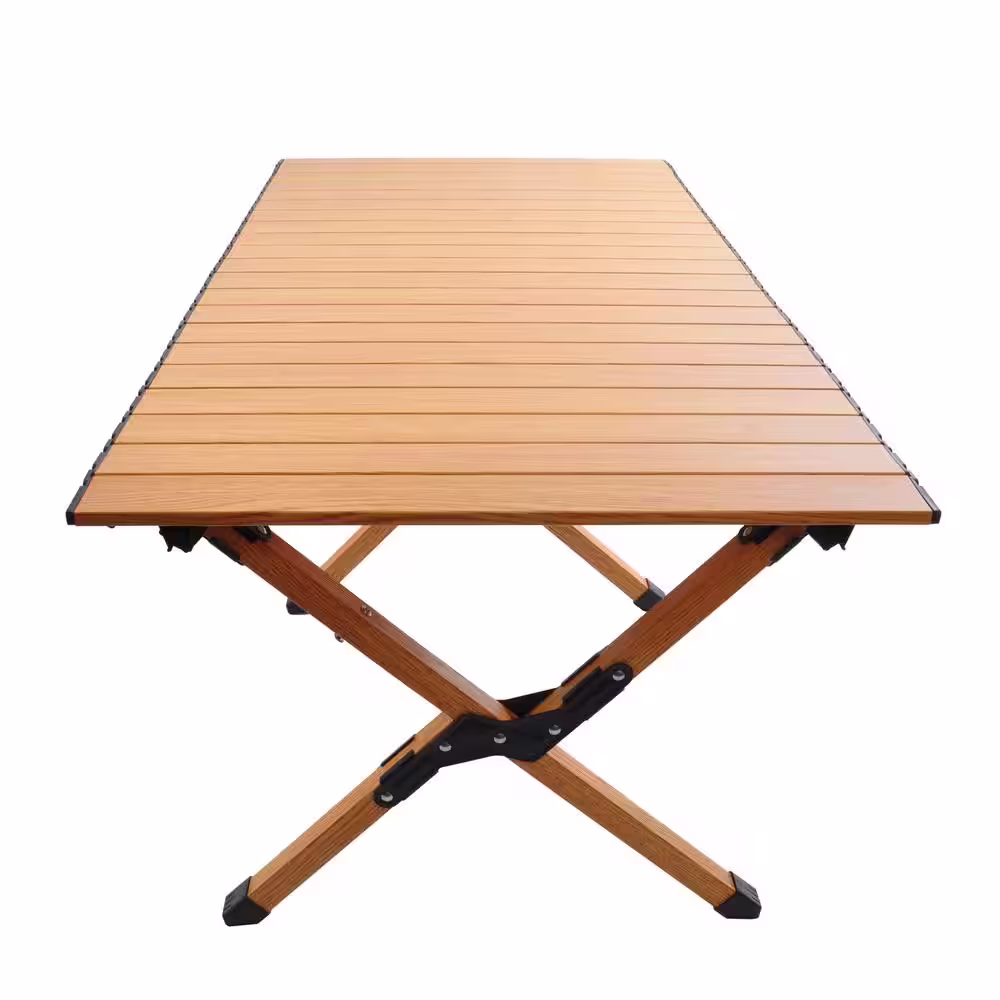 None Portable Rectangular Metal 47.2 in. x 23.6 in. x 19.5 in. Outdoor Picnic Table