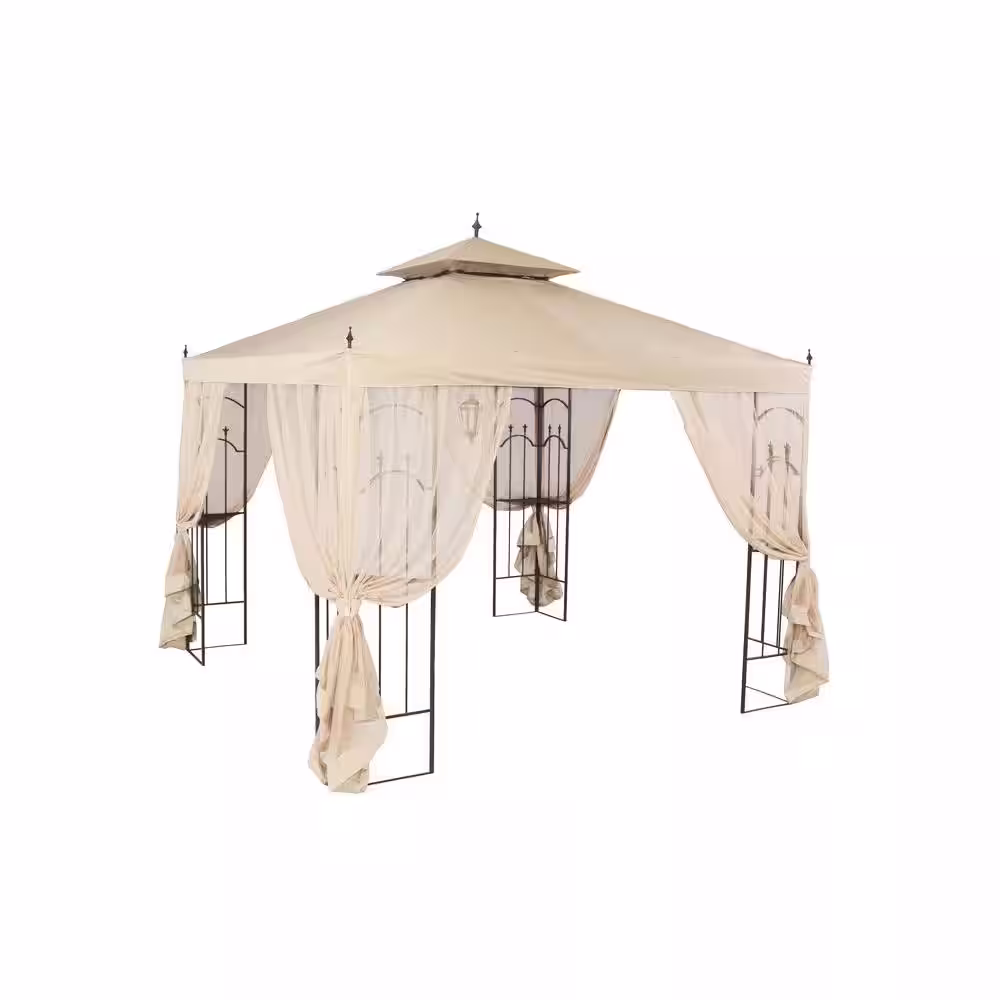 Hampton Bay 10 ft. x 10 ft. Outdoor Patio Arrow Gazebo