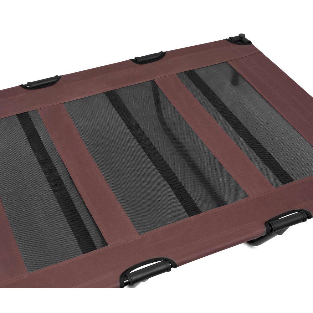 BirdRock Home Large Dark Coffee Dog Cot Bed