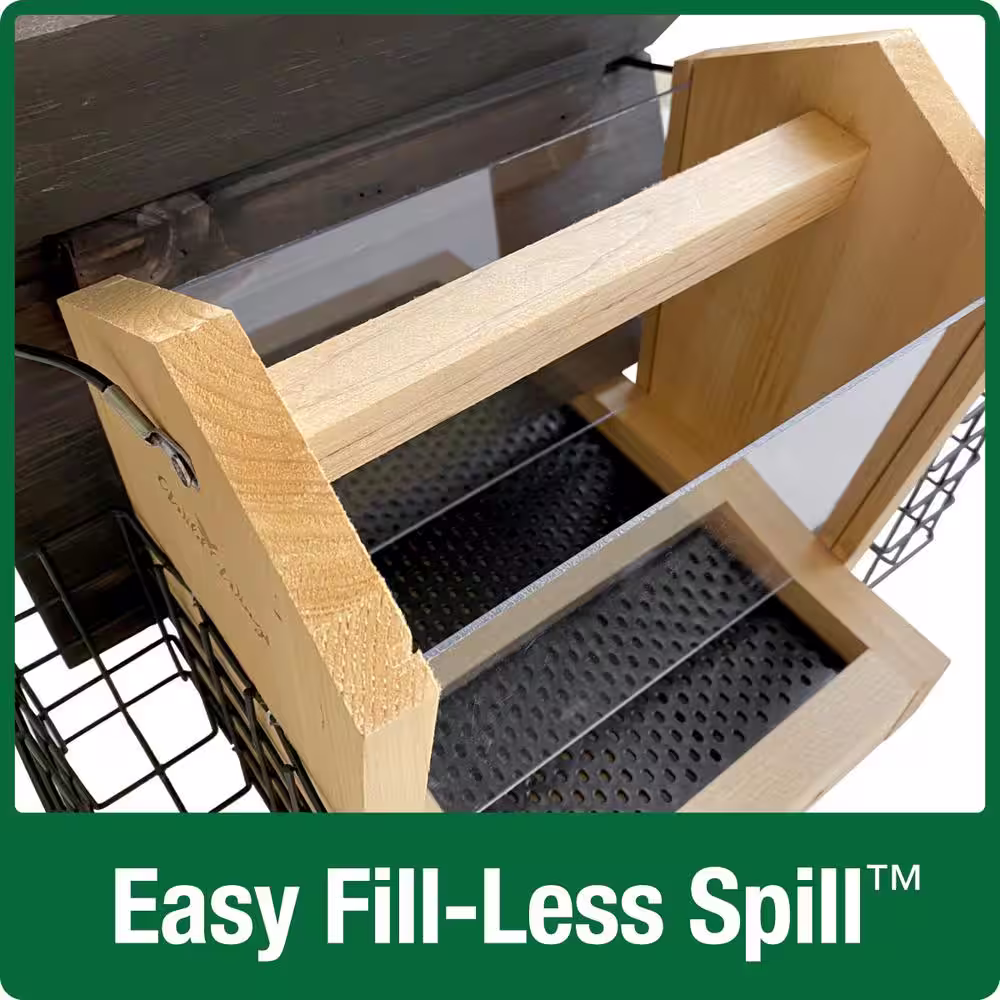 Nature's Way Bird Products 3 Qt. Cedar Hopper with Suet