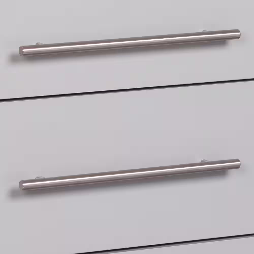 Prepac HangUps Collection Wood Wall Mounted Garage Cabinet in White and Black (30 in W x 24 in H x 16 in D)