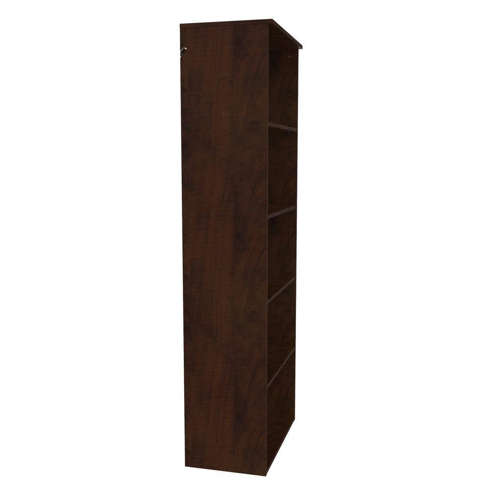 ClosetMaid Style+ 25 in. W Chocolate Hanging Wood Closet Tower