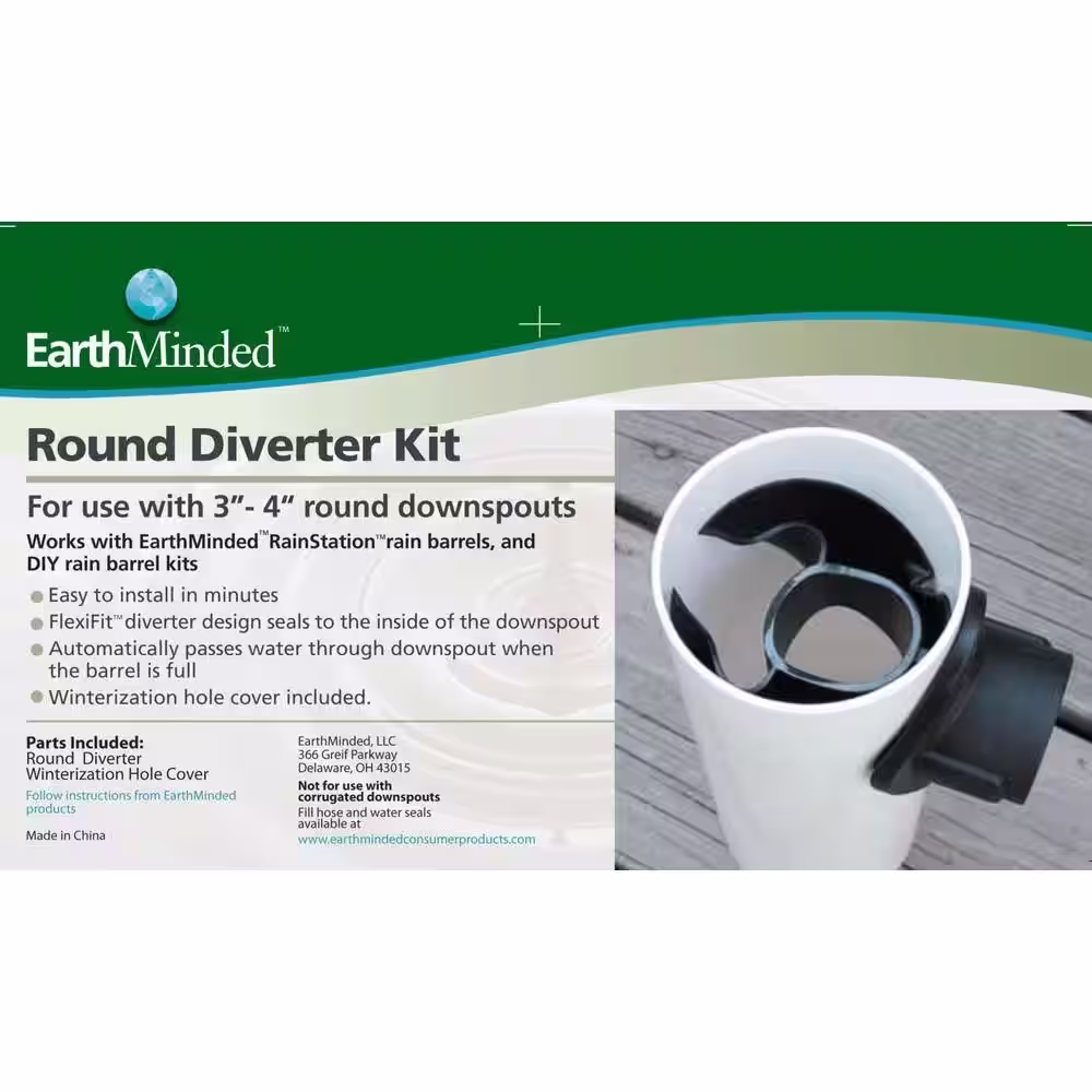 EarthMinded Round Diverter Kit