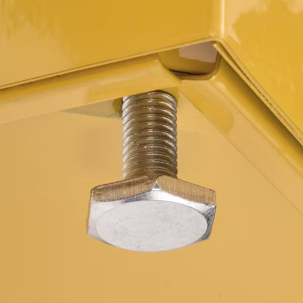 Sandusky Steel Freestanding Garage Cabinet in Safety Yellow (34 in. W x 65 in. H x 34 in. D)