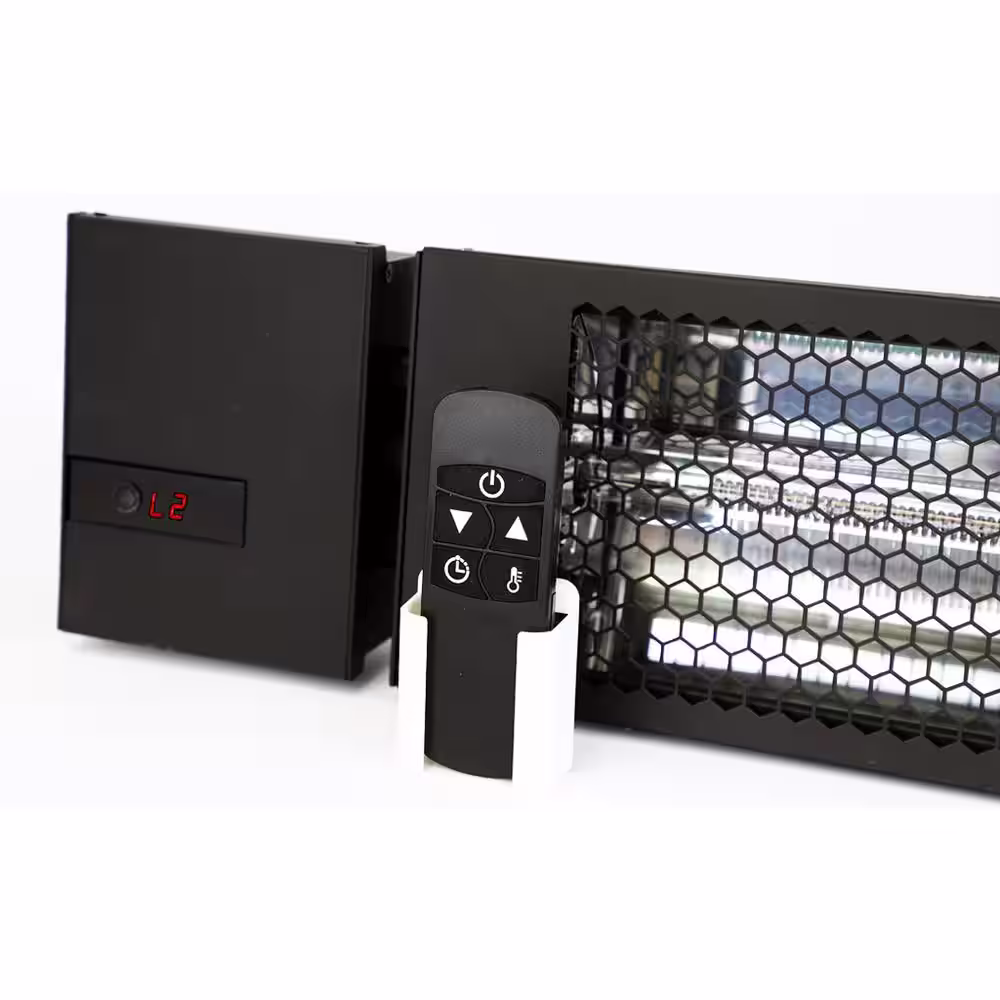 King Electric Electric RK Series 24 in. 240-Volt 1500-Watt Infrared Radiant Heater with Remote