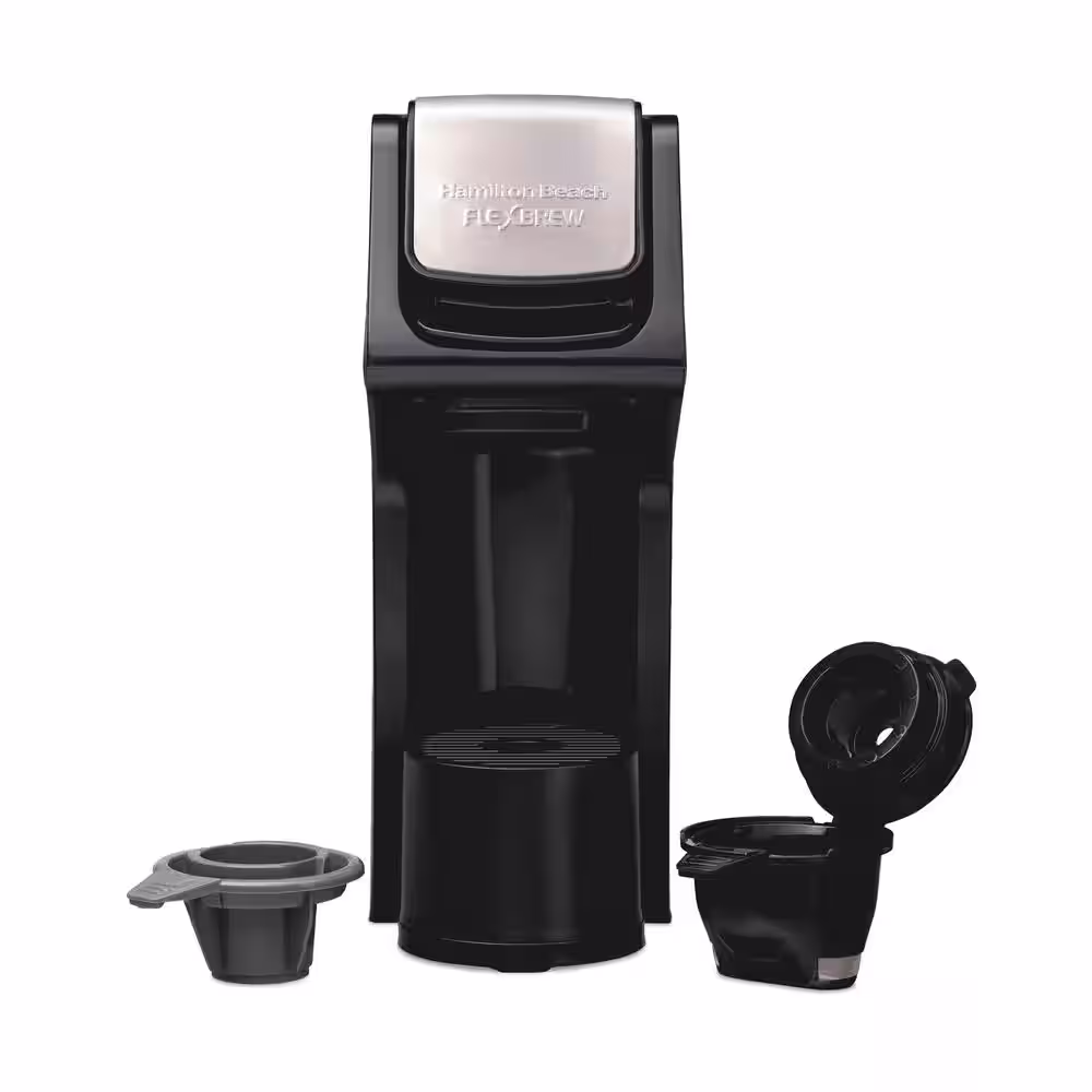 Hamilton Beach FlexBrew Dual Black 1- Cup Drip Coffee Maker