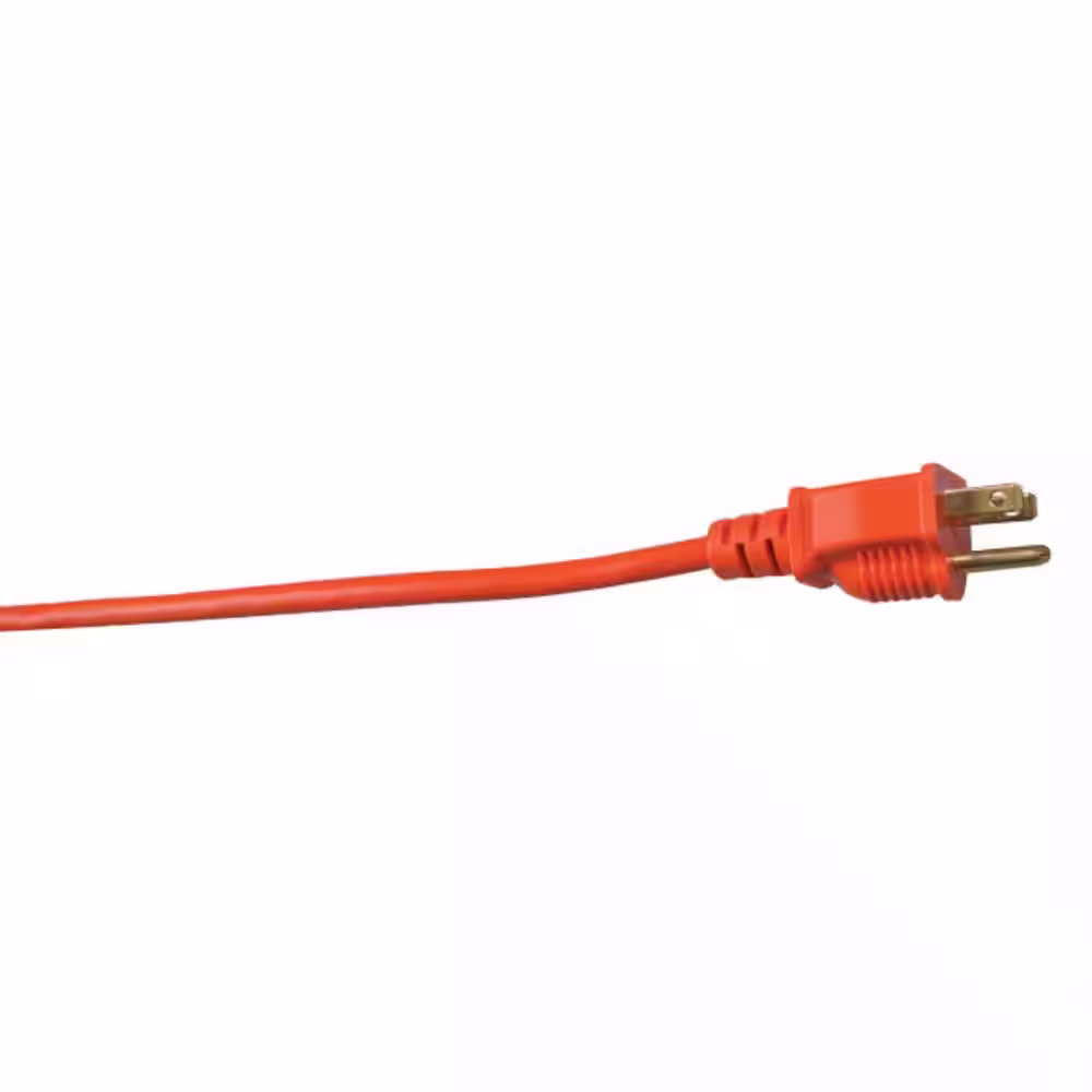 Woods 100 ft. 12/3 SJTW Outdoor Heavy-Duty Extension Cord, Orange