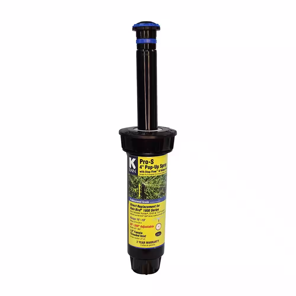 K-Rain Pro-S 4 in. Spray 19 ft. Adjustable Rotary Nozzle with Stop Flow (6-Pack)