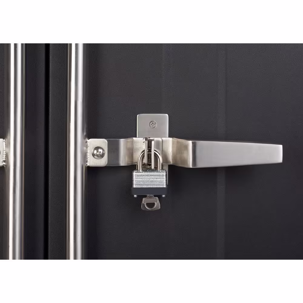 TRINITY PRO 36 in. W x 75.7 in. H x 24 in. D 18-Gauge Steel Garage Cabinet Locker in Black