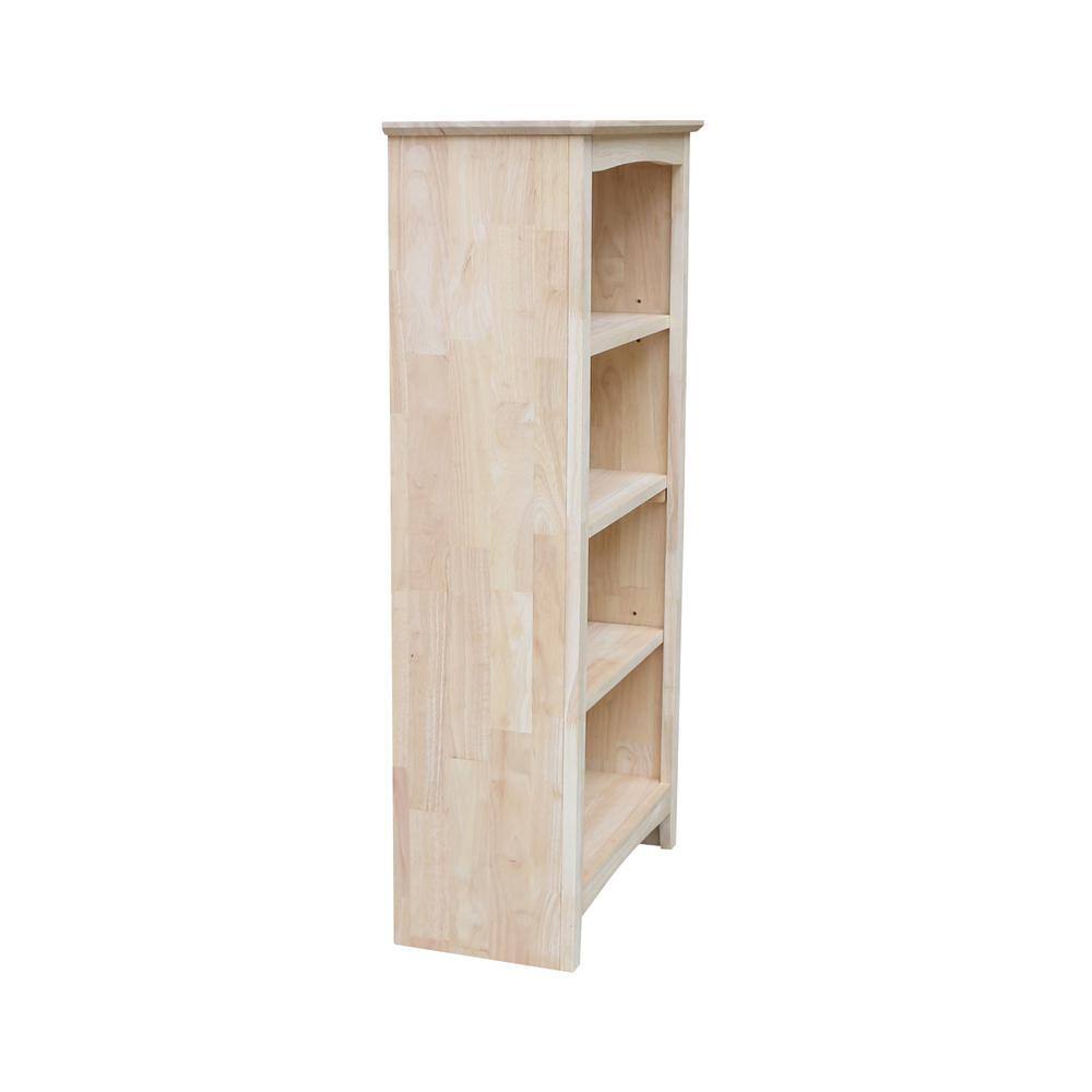 International Concepts Unfinished Shaker Bookcase - 48