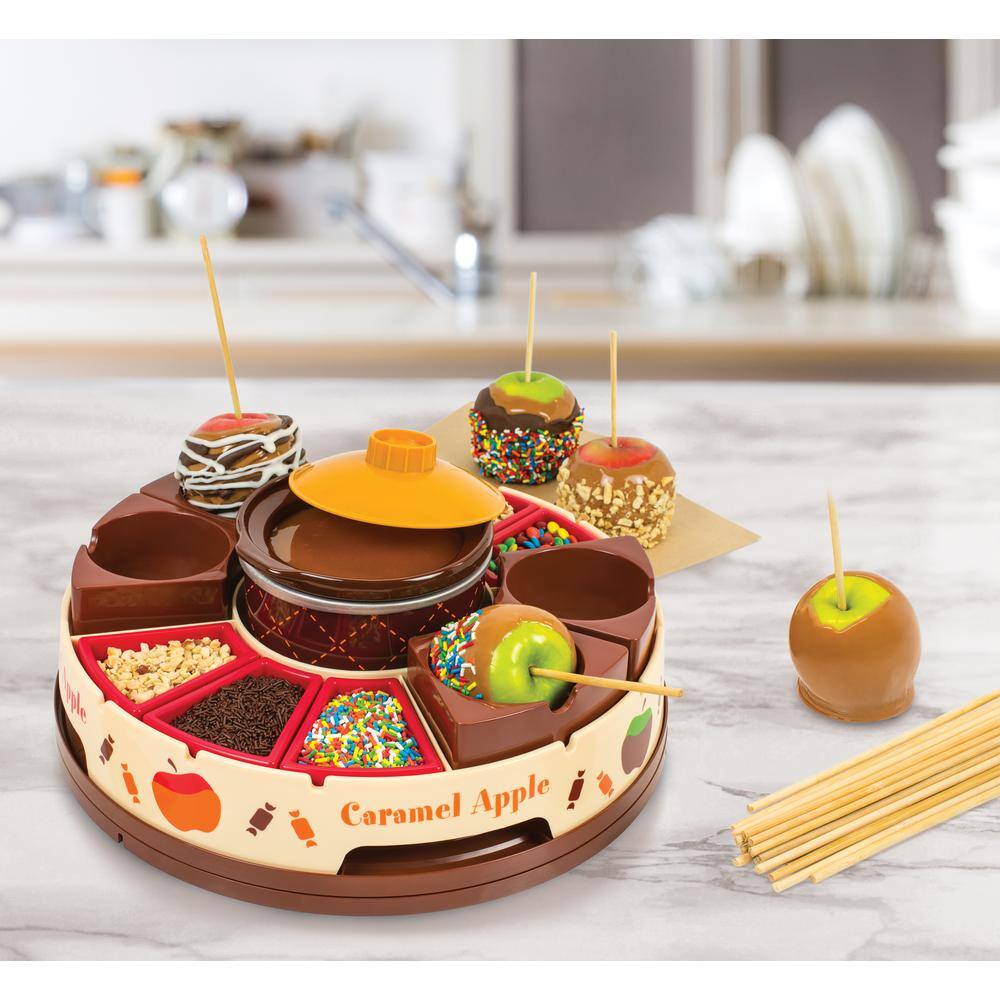 Nostalgia NCCA5 Brown Caramel and Chocolate Apple Maker