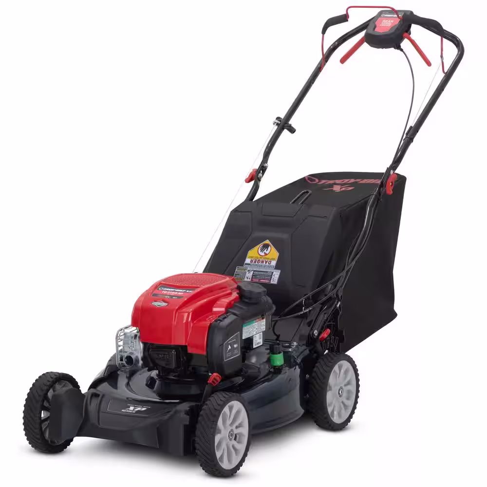 Troy-Bilt XP 21 in. 163 cc Briggs and Stratton ReadyStart Engine 3-in-1 Gas RWD Self Propelled Lawn Mower