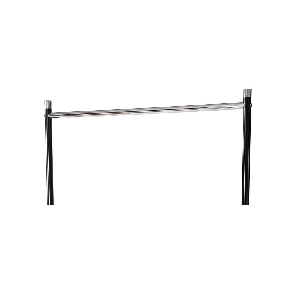 happimess Black Metal Clothes Rack 37.8 in. W x 70.87 in. H