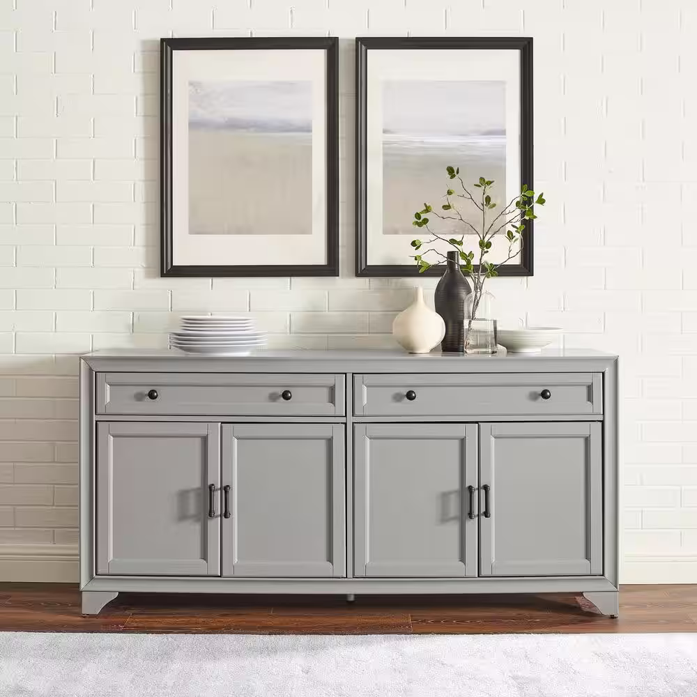 CROSLEY FURNITURE Tara Gray Sideboard
