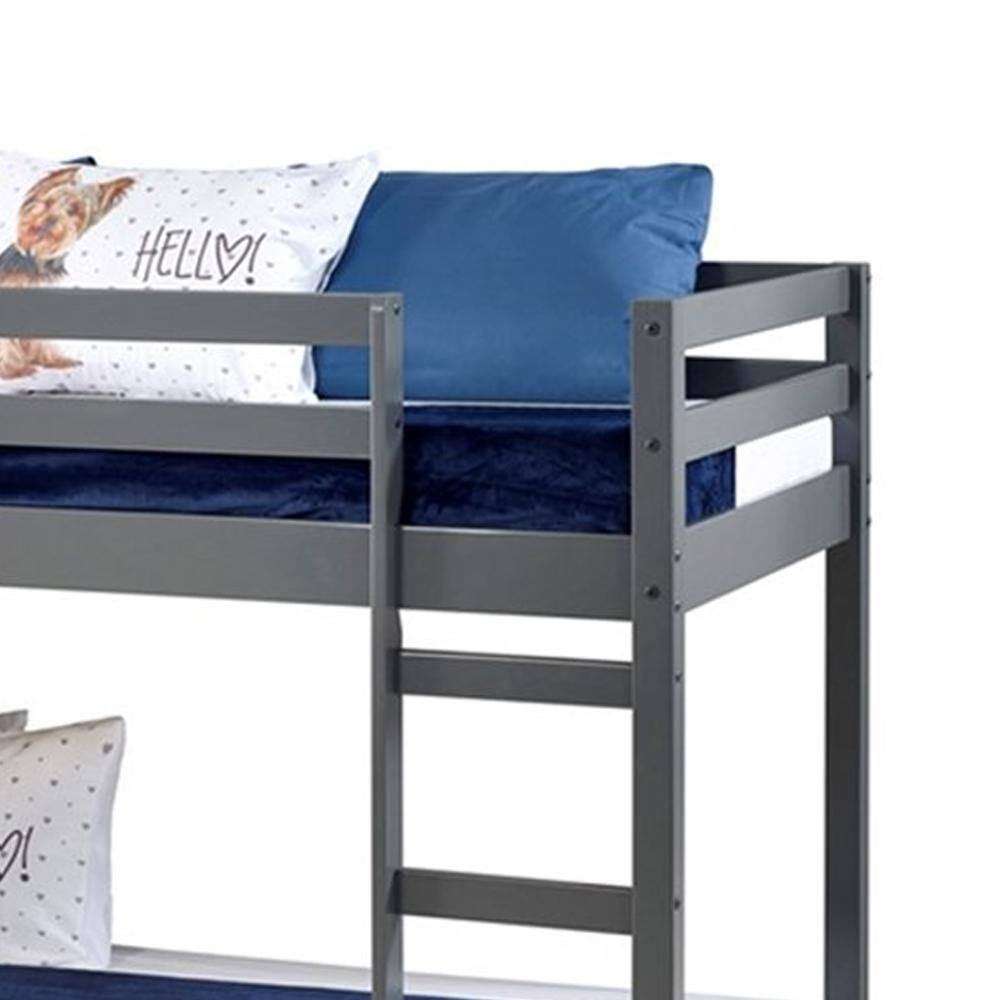 Acme Furniture Gaston Gray Twin Bunk Bed