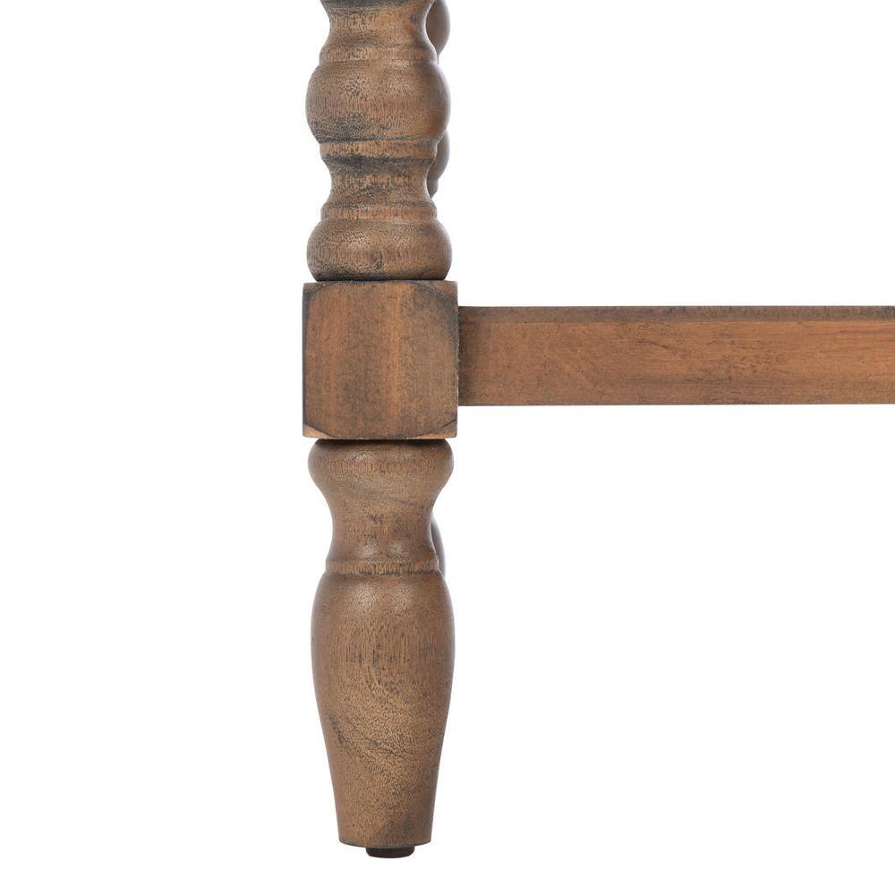 SAFAVIEH Athena 3-Drawer Brown Wood Console Table