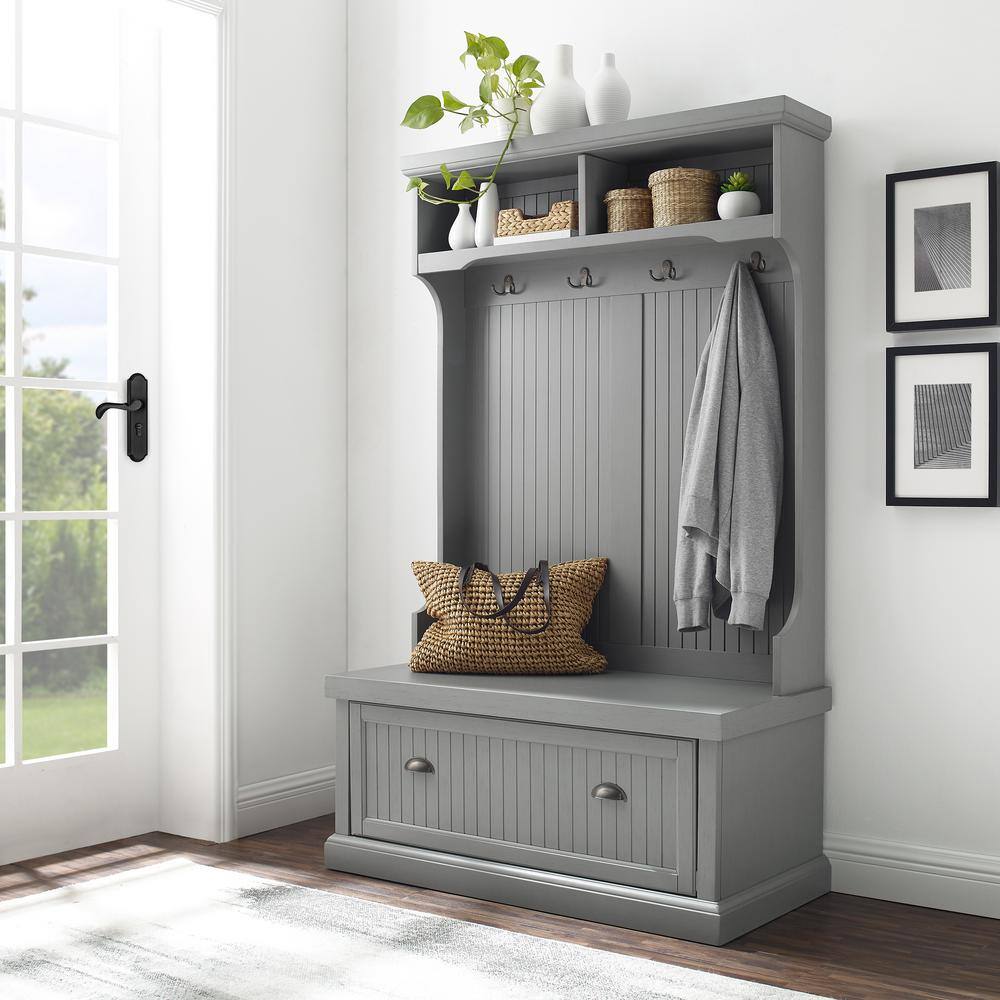 CROSLEY FURNITURE Seaside Gray Hall Tree