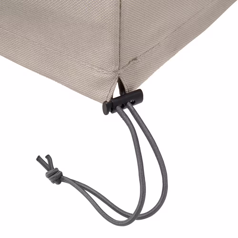 MODERN LEISURE 96 in. Square x 14 in. Height Monterey Hot tub Cover in Beige