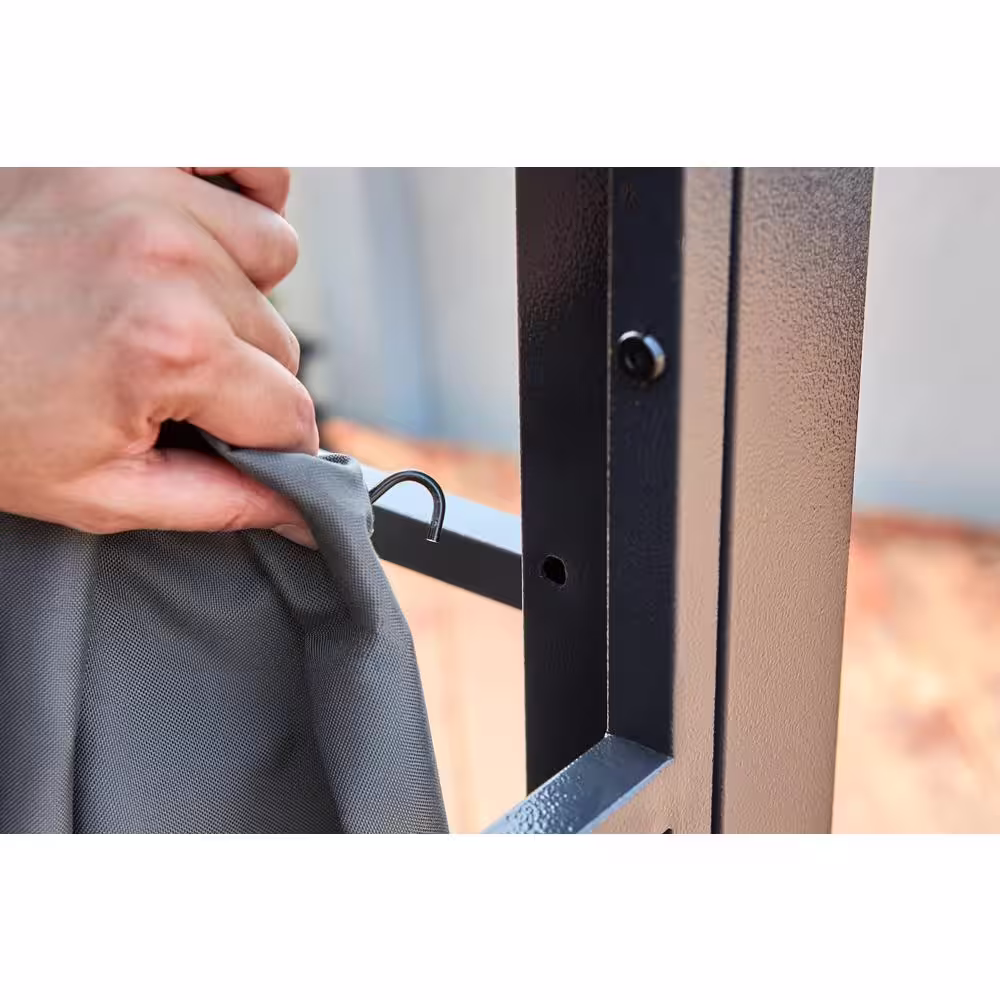 Sojag Turia 10 ft. x 12 ft. Grey Steel Framed Gazebo