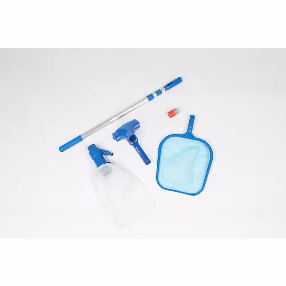 Sunneday Bluebay 15 ft. 48 in. Round Soft-Sided Pool Grey/Grey Tubing