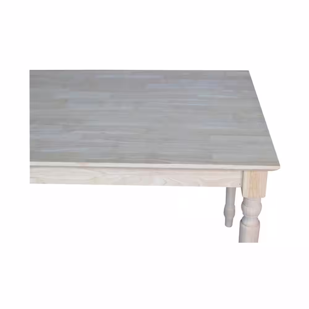 International Concepts Unfinished Solid Wood Dining Table