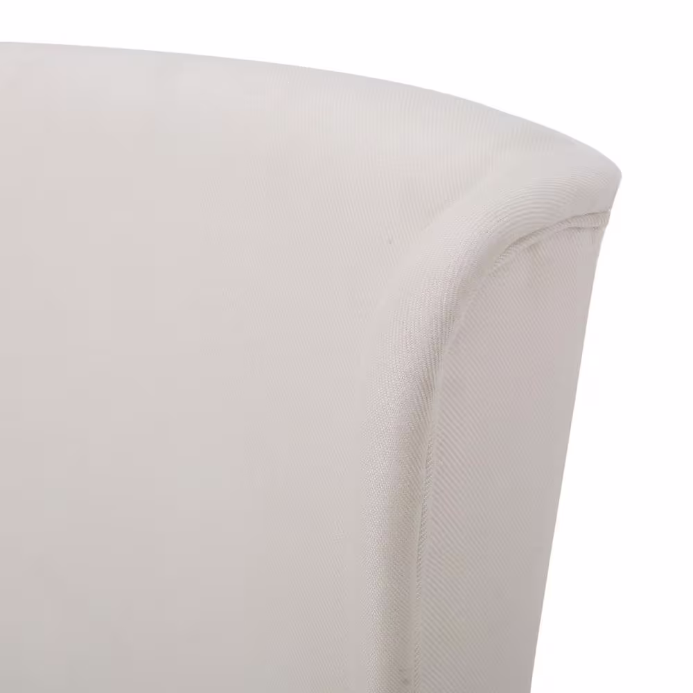 None Callie Beige Fabric Parsons Chair