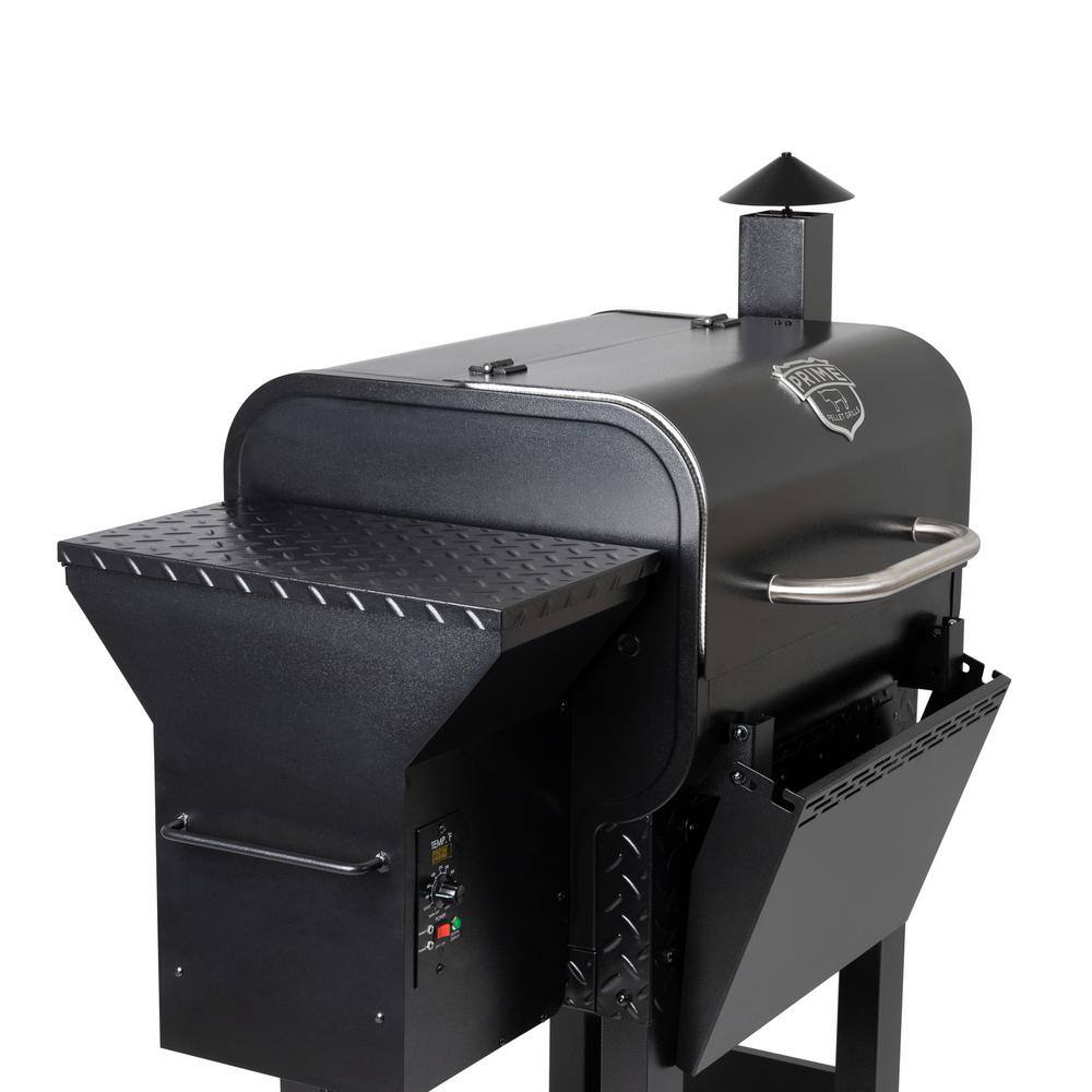 PRIME PELLET GRILLS KC King 600 Pellet Grill in Black