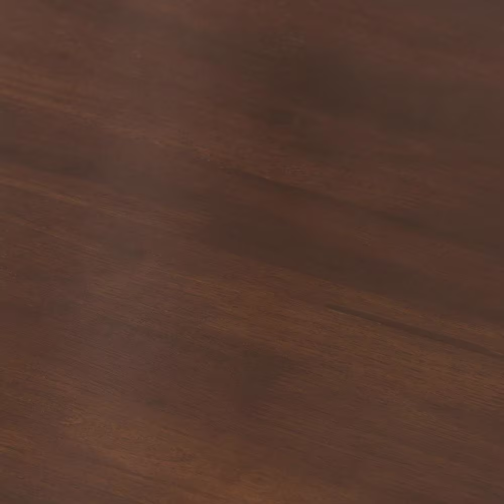 Baxton Studio Mozaika 7-Piece Dark Brown Faux Leather Upholstered Dining Set