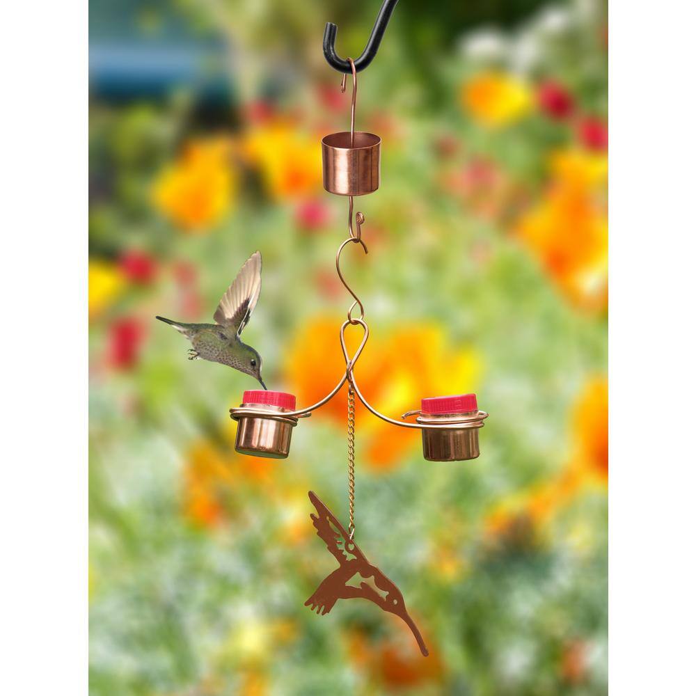 Monarch Abode Monarch Pure Copper Handcrafted Hummingbird Feeder